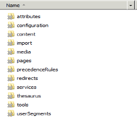 Endeca Configuration Repository on a Webdav client